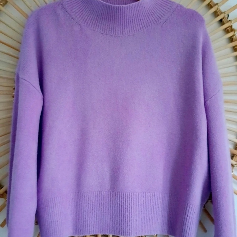 & Other Stories Lavender Turtleneck Sweater
